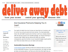 Tablet Screenshot of deliverawaydebt.com